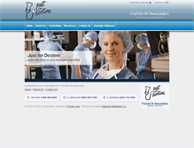 Tablet Screenshot of justfordoctors.ca